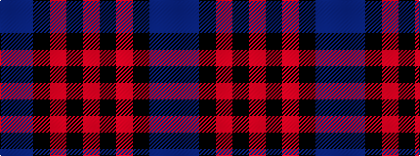 idealised woven sample of pattern BBKRKR