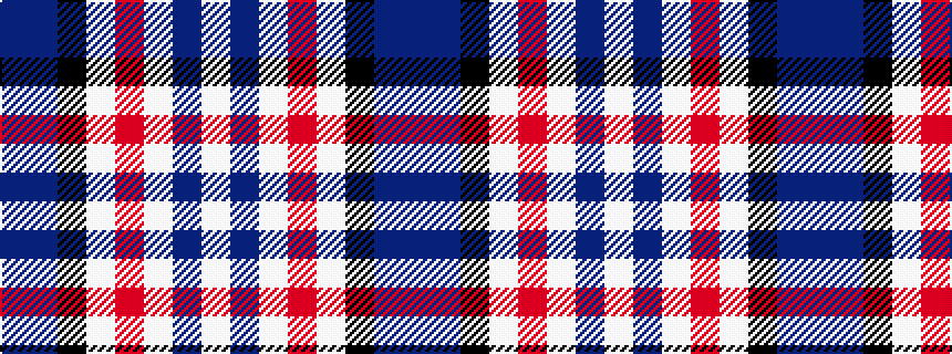 idealised woven sample of pattern BBKWRWBW