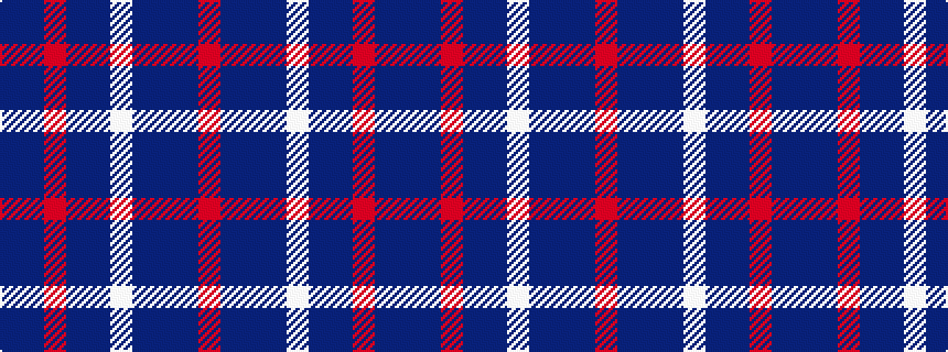 idealised woven sample of pattern BBRBBWBBBR