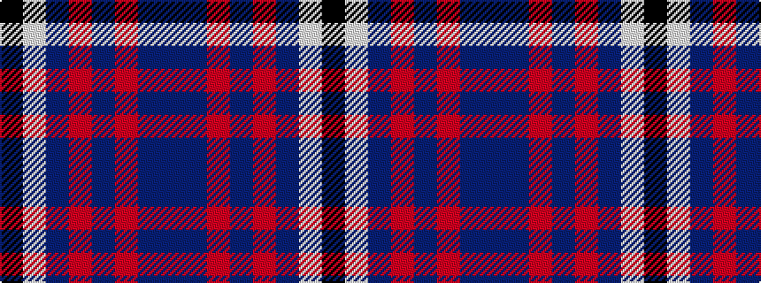 idealised woven sample of pattern BBRBRBWK