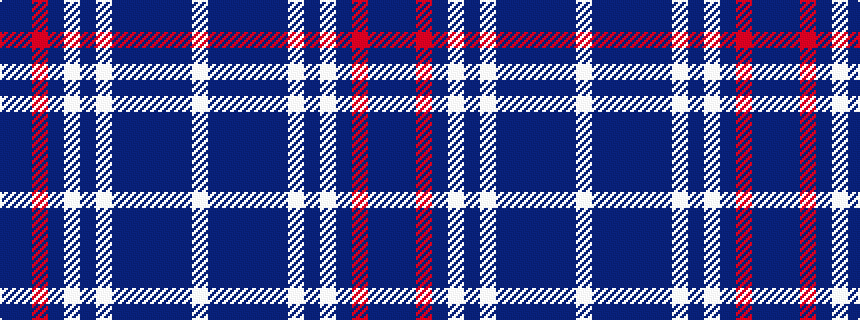 idealised woven sample of pattern BBRBWBWBBBBBW
