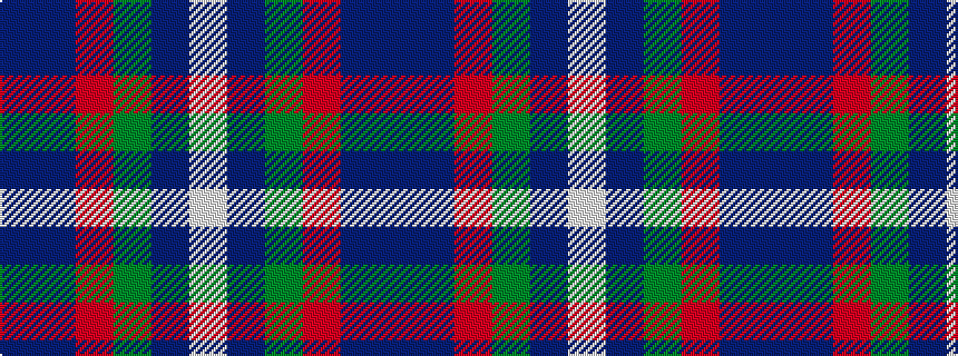 idealised woven sample of pattern BBRGBW