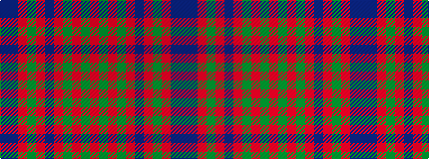 idealised woven sample of pattern BBRGRBRGRGR