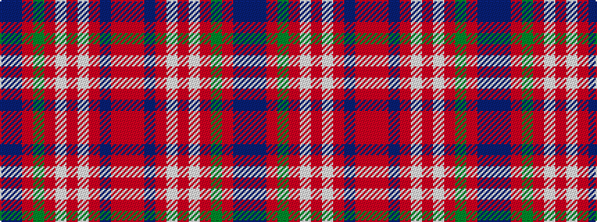 idealised woven sample of pattern BBRGRWRWRBRR