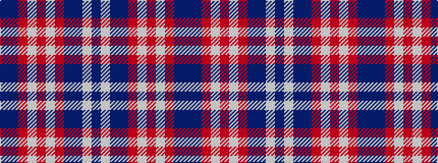idealised woven sample of pattern BBRWRWRBBWB