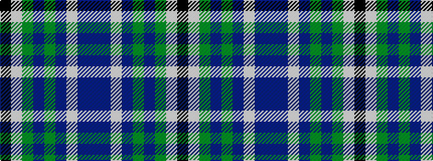 idealised woven sample of pattern BBWBGBGWK