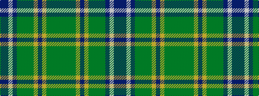 idealised woven sample of pattern BBWBGGGGYBYGGGG