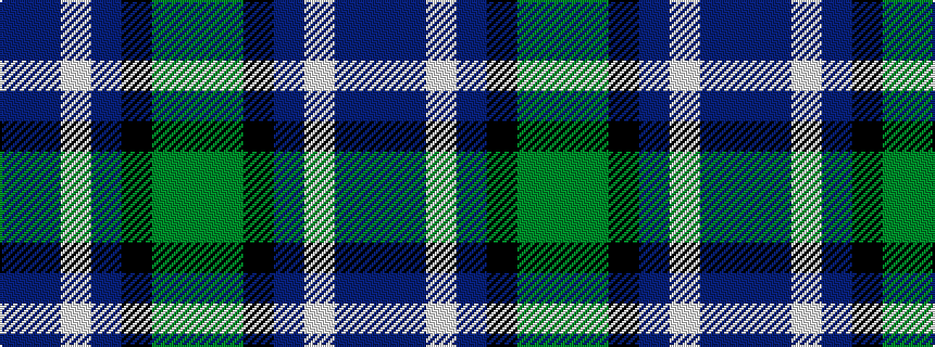idealised woven sample of pattern BBWBKGG