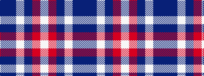 idealised woven sample of pattern BBWBRW