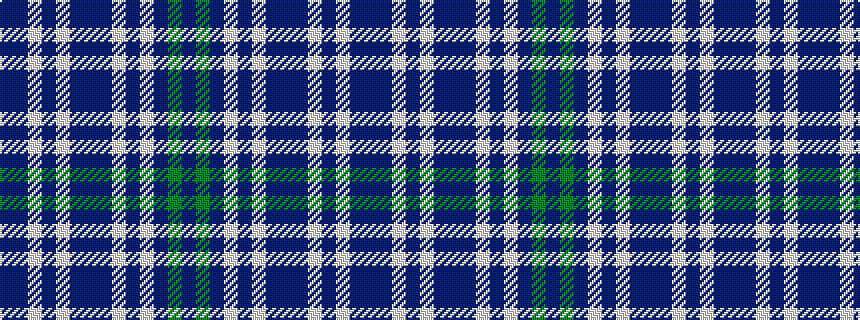 idealised woven sample of pattern BBWBWBBBWBWBGB