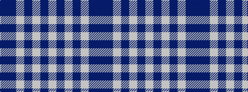 idealised woven sample of pattern BBWBWBW