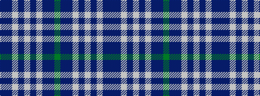 idealised woven sample of pattern BBWBWBWBBG