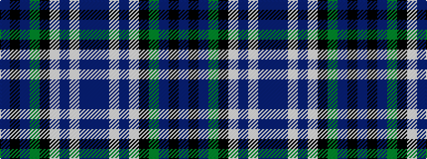 idealised woven sample of pattern BBWBWKGBKB