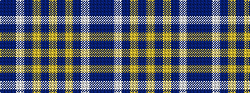 idealised woven sample of pattern BBWBYBY
