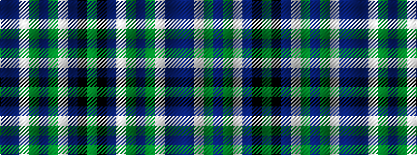 idealised woven sample of pattern BBWGBGWBKG