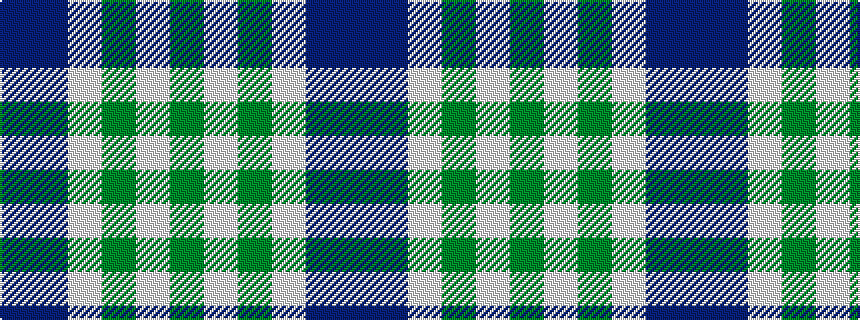 idealised woven sample of pattern BBWGWG