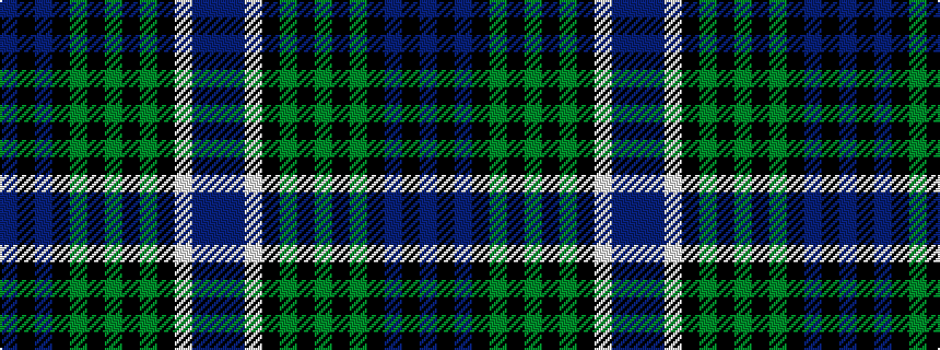 idealised woven sample of pattern BBWKGKGKGKBKB