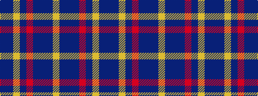 idealised woven sample of pattern BBYBRBBBY