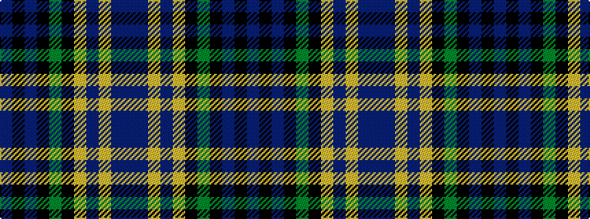 idealised woven sample of pattern BBYBYKGKBKB