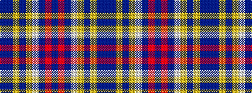 idealised woven sample of pattern BBYBYWBRB