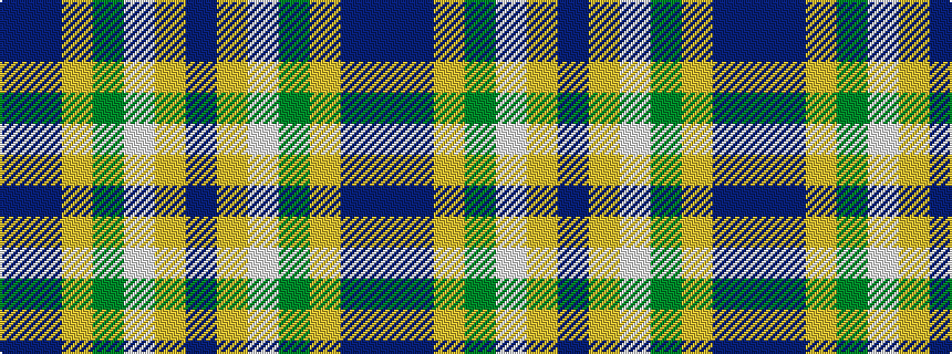 idealised woven sample of pattern BBYGWYB