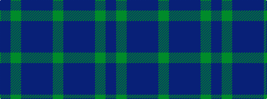 idealised woven sample of pattern BGBBBG