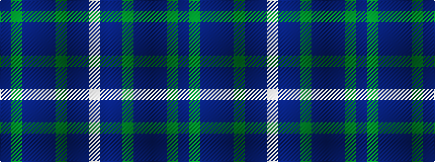 idealised woven sample of pattern BGBBBGBBW