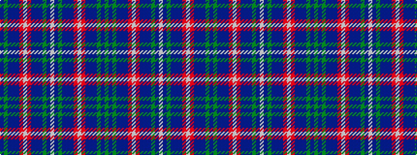 idealised woven sample of pattern BGBBBRWRBBBGBWBGBBBRWRBBBGBG