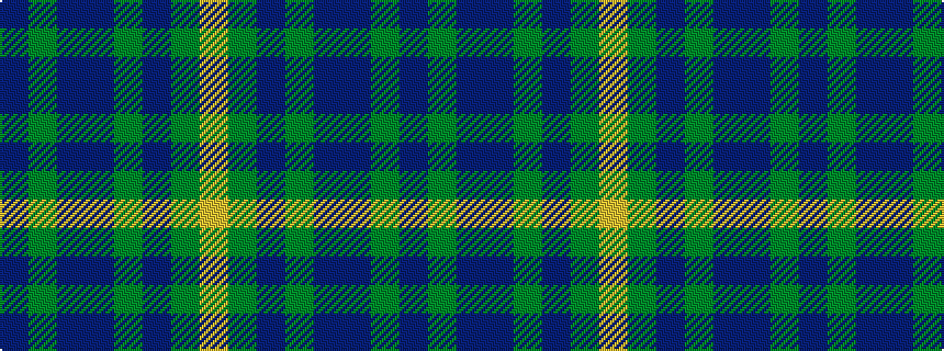 idealised woven sample of pattern BGBBGBGY