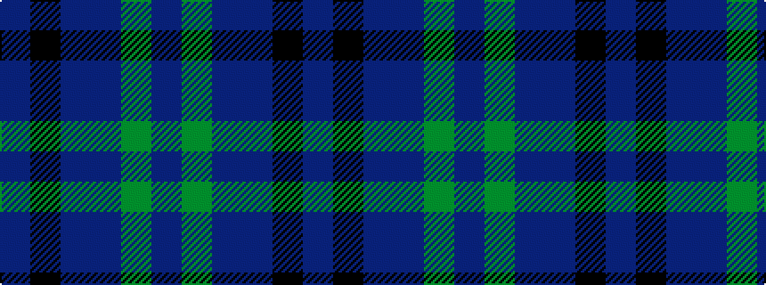 idealised woven sample of pattern BGBBKB