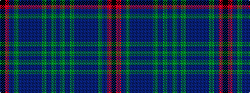 idealised woven sample of pattern BGBGBBBBBGBRK
