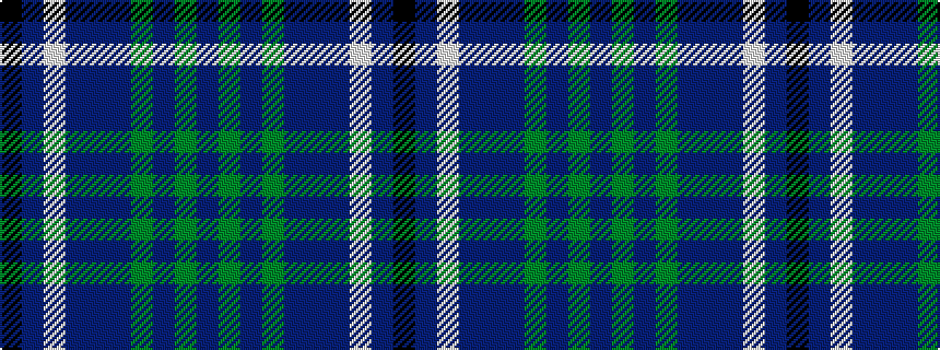idealised woven sample of pattern BGBGBBBWBK
