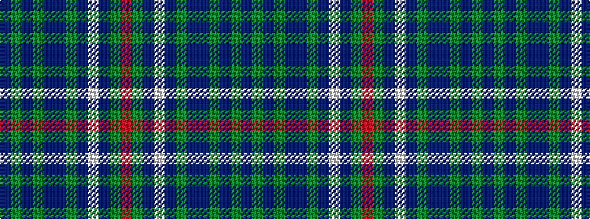 idealised woven sample of pattern BGBGBBGBWBGR