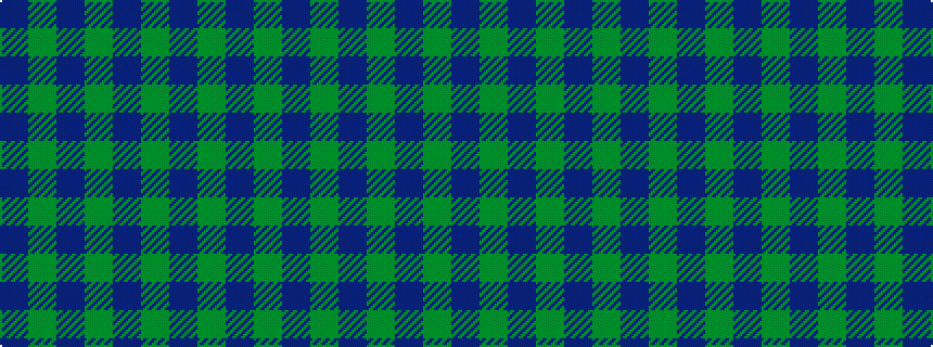 idealised woven sample of pattern BGBGBGBG
