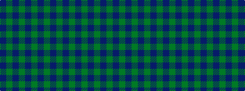 idealised woven sample of pattern BGBGBGBGB