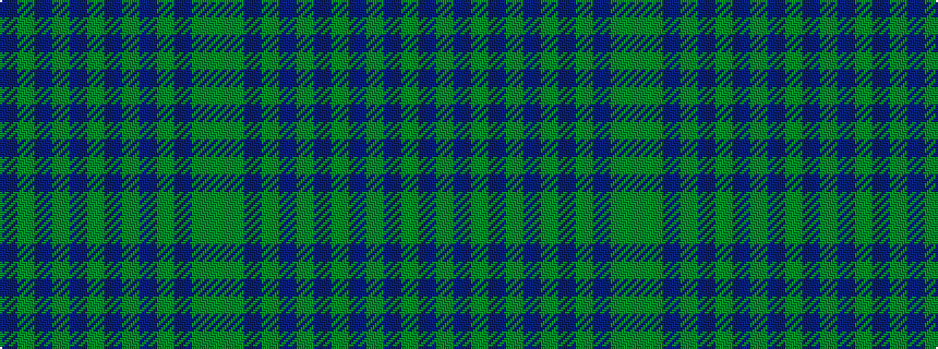 idealised woven sample of pattern BGBGBGBGBGBGG