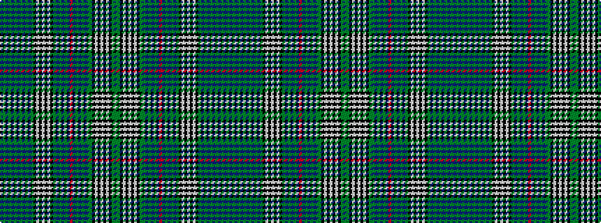 idealised woven sample of pattern BGBGBGBGBGBGKWKWKWKGBGBGBRBGBGBGGKWKWKWKGG