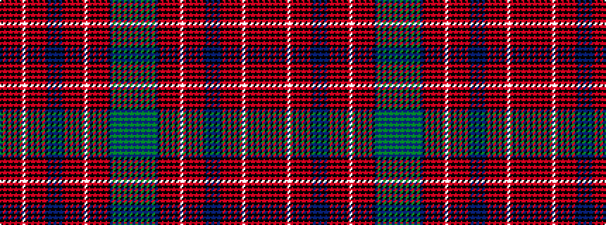 idealised woven sample of pattern BGBGBGBGBKRKRKRKRWRKRKRKRKBKBKBKRKRKRKRWRKRKRKRK