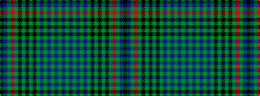 idealised woven sample of pattern BGBGBGBGKGKGKGRGBK