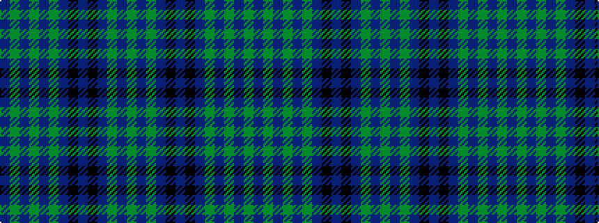 idealised woven sample of pattern BGBGBGBKBKBGBG