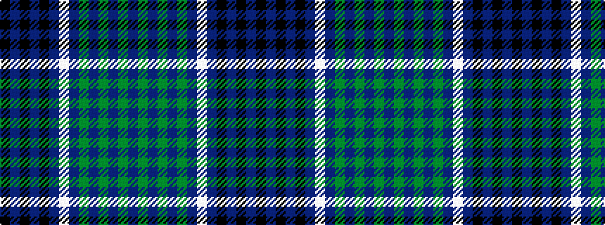 idealised woven sample of pattern BGBGBGBWBKBKBK