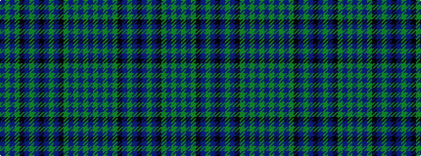 idealised woven sample of pattern BGBGBGKBGBKBGBKGBGB