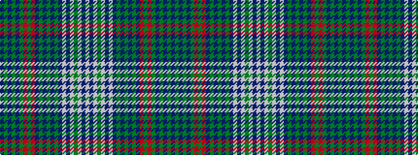 idealised woven sample of pattern BGBGBGRGRBGBGBGBWBWGWBW