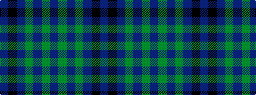 idealised woven sample of pattern BGBGBKB