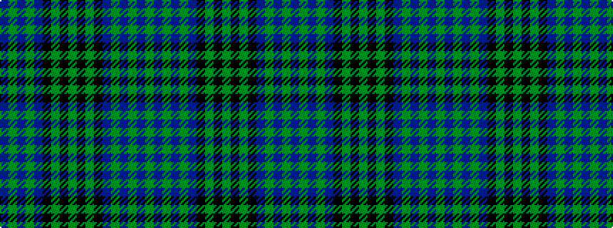 idealised woven sample of pattern BGBGBKGKGKGKBGBGBG