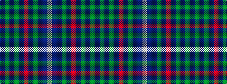 idealised woven sample of pattern BGBGBRBGBBW