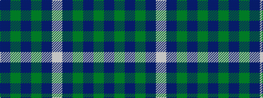 idealised woven sample of pattern BGBGBW