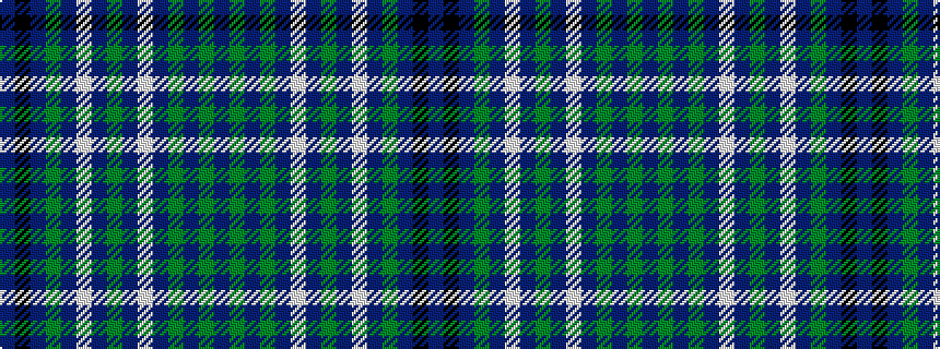 idealised woven sample of pattern BGBGBWBGBWBGBKB