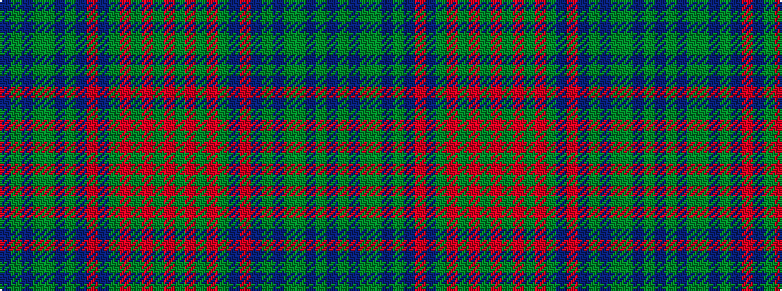 idealised woven sample of pattern BGBGGBGBRBGRGRGR