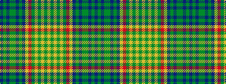 idealised woven sample of pattern BGBGGBGBYRGYGYGY